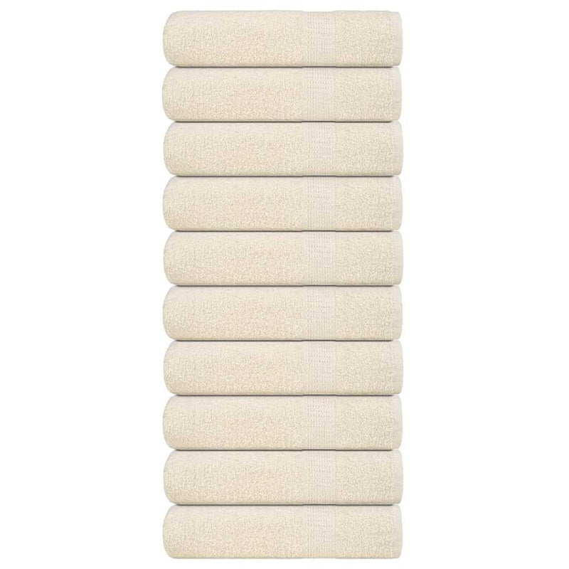 Handdoeken 360 G/M² 100% Katoen Kleurig Crème