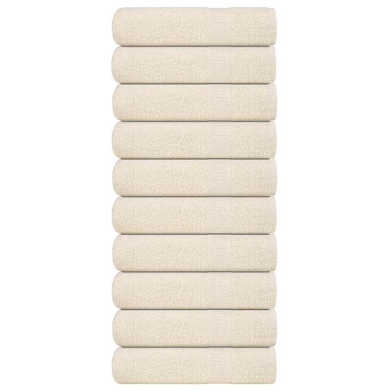 Handdoeken 360 G/M² 100% Katoen Kleurig Crème