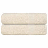 Handdoeken 360 G/M² 100% Katoen Kleurig Crème