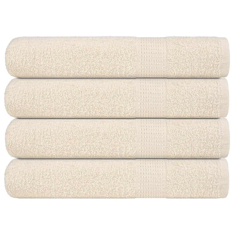 Handdoeken 360 G/M² 100% Katoen Kleurig Crème