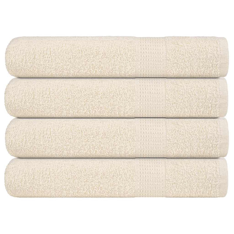 Handdoeken 360 G/M² 100% Katoen Kleurig Crème