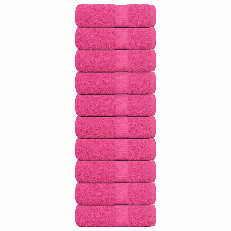 Douchehanddoeken 360 G/M² 100% Katoen Roze