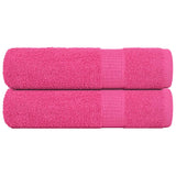 Douchehanddoeken 360 G/M² 100% Katoen Roze