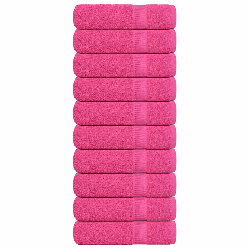 Douchehanddoeken 360 G/M² 100% Katoen Roze