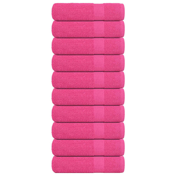 Douchehanddoeken 360 G/M² 100% Katoen Roze