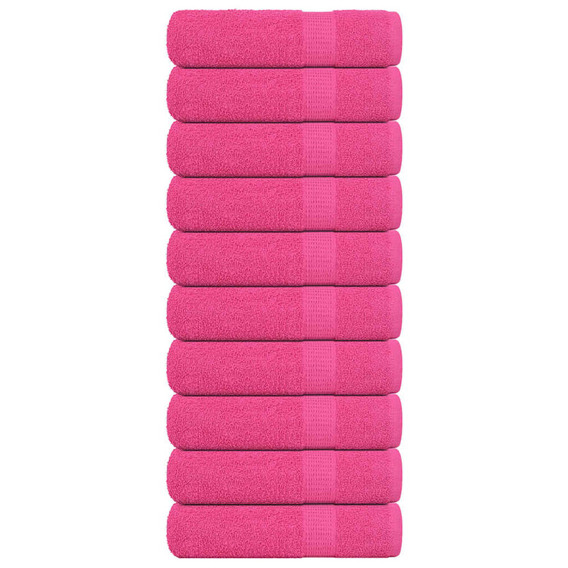 Douchehanddoeken 360 G/M² 100% Katoen Roze