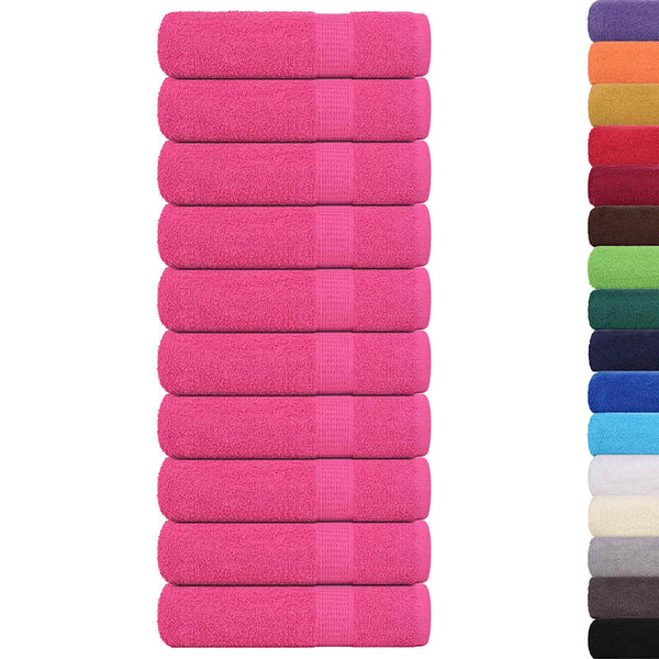 Douchehanddoeken 360 G/M² 100% Katoen Roze