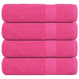Douchehanddoeken 360 G/M² 100% Katoen Roze