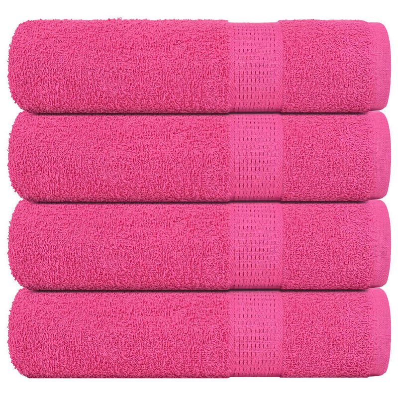 Douchehanddoeken 360 G/M² 100% Katoen Roze