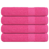 Douchehanddoeken 360 G/M² 100% Katoen Roze