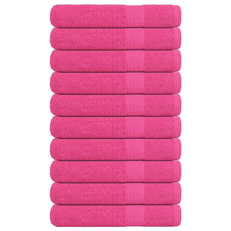 Douchehanddoeken 360 G/M² 100% Katoen Roze