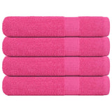 Douchehanddoeken 360 G/M² 100% Katoen Roze