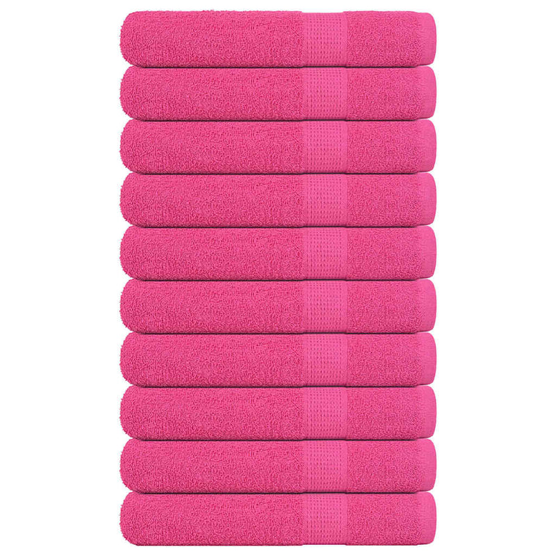 Douchehanddoeken 360 G/M² 100% Katoen Roze