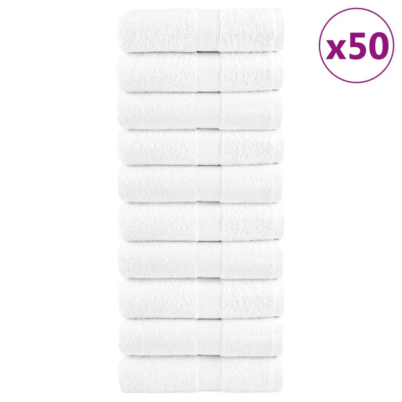 Washandjes Solund Hoogwaardig 600 G/M² Wit