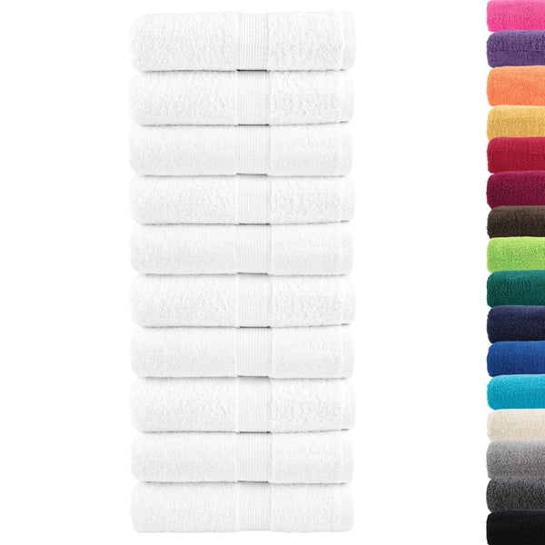 Washandjes Solund Hoogwaardig 600 G/M² Wit