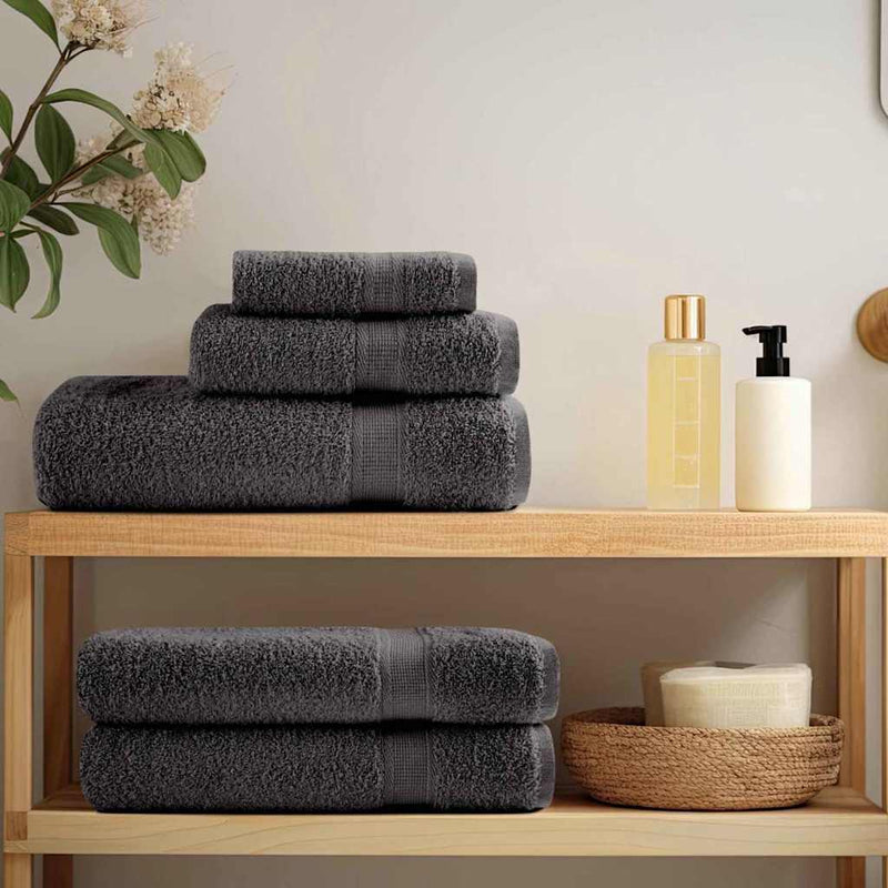 Handdoeken Solund 600 G/M² Kleurig Antraciet