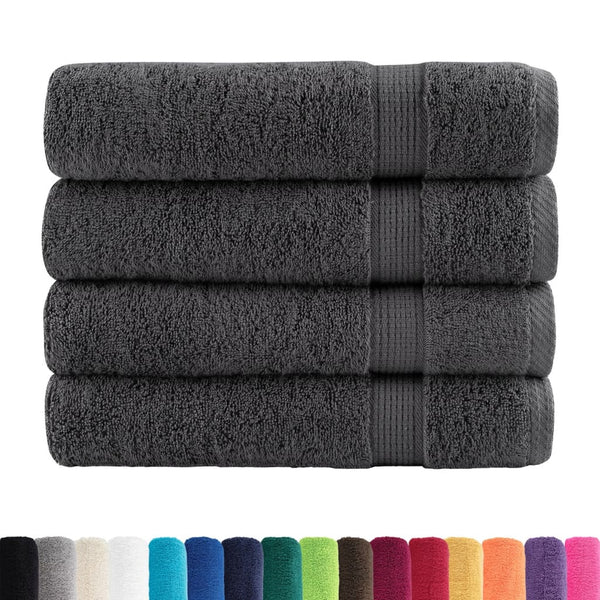 Handdoeken Solund 600 G/M² Kleurig Antraciet