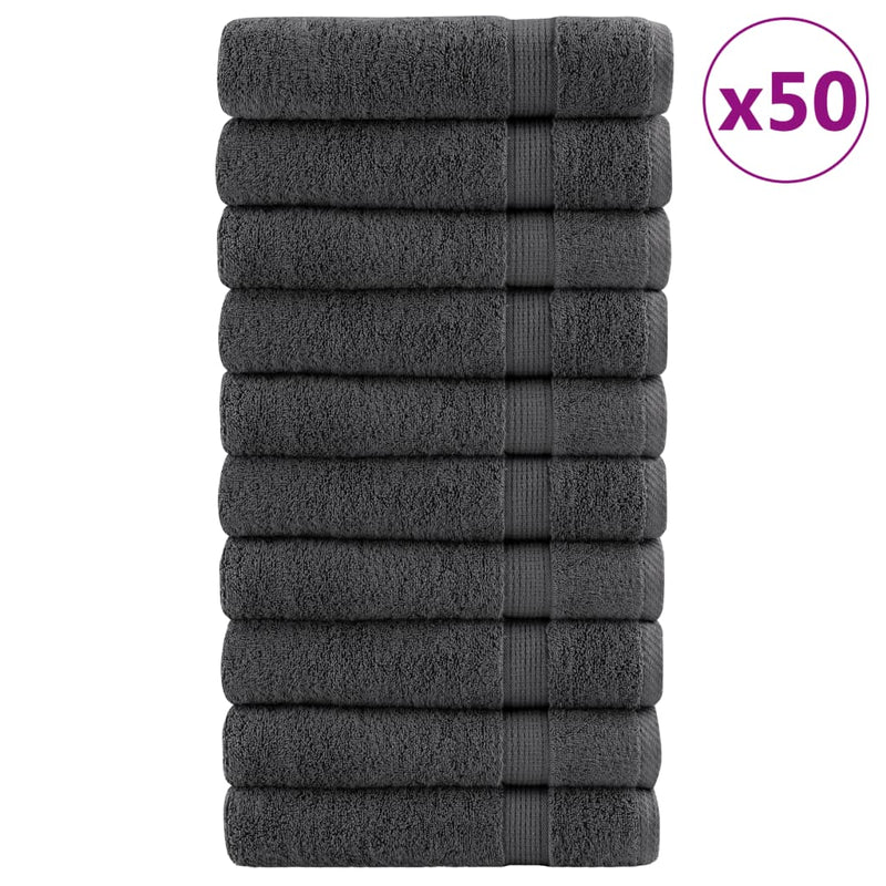Handdoeken Solund 600 G/M² Kleurig Antraciet