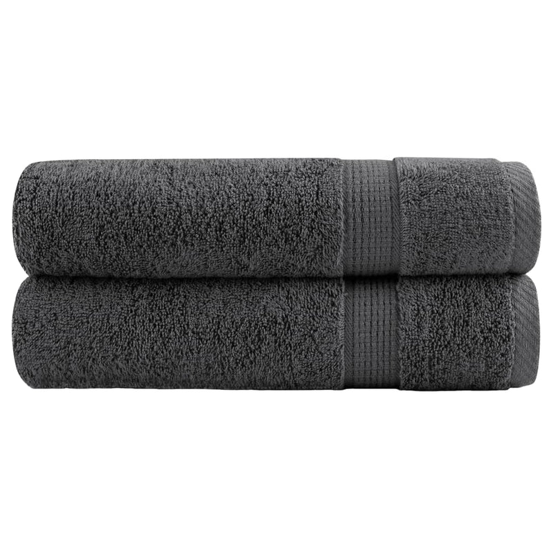 Handdoeken Solund 600 G/M² Kleurig Antraciet