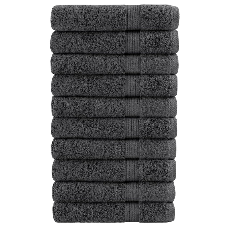 Handdoeken Solund 600 G/M² Kleurig Antraciet