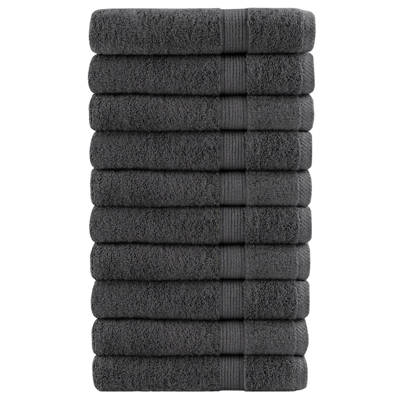 Handdoeken Solund 600 G/M² Kleurig Antraciet
