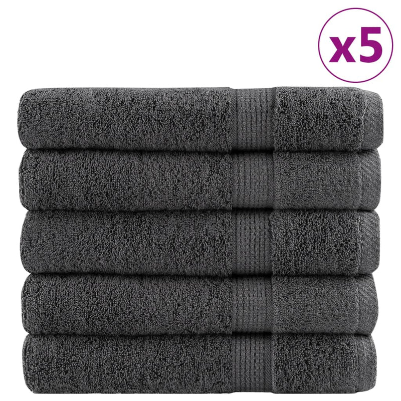 Handdoeken Solund 600 G/M² Kleurig Antraciet