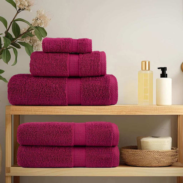Washandjes Solund 2 Pcs Katoen Bordeauxrood