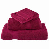 Washandjes Solund 2 Pcs Katoen Bordeauxrood