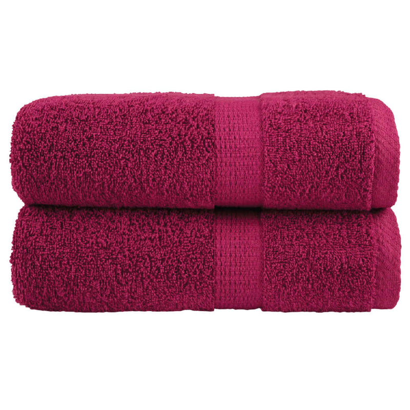 Washandjes Solund 2 Pcs Katoen Bordeauxrood