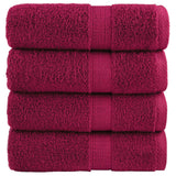 Washandjes Solund 2 Pcs Katoen Bordeauxrood
