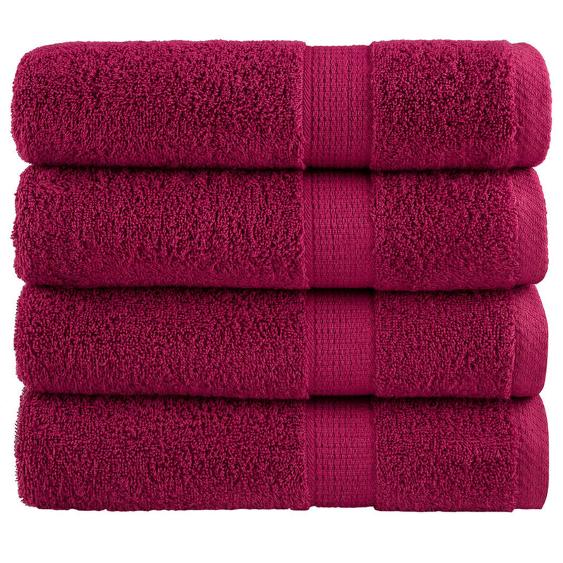 Washandjes Solund 2 Pcs Katoen Bordeauxrood