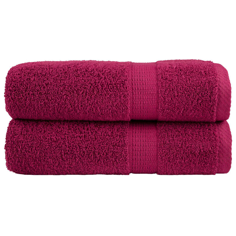 Washandjes Solund 2 Pcs Katoen Bordeauxrood