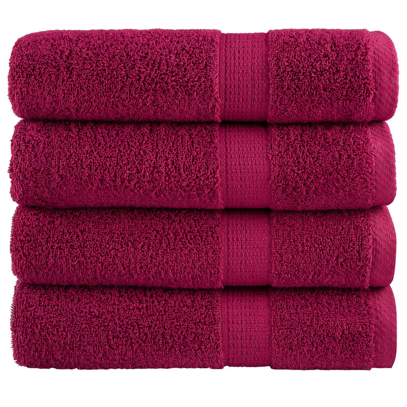 Washandjes Solund 2 Pcs Katoen Bordeauxrood