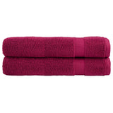Washandjes Solund 2 Pcs Katoen Bordeauxrood