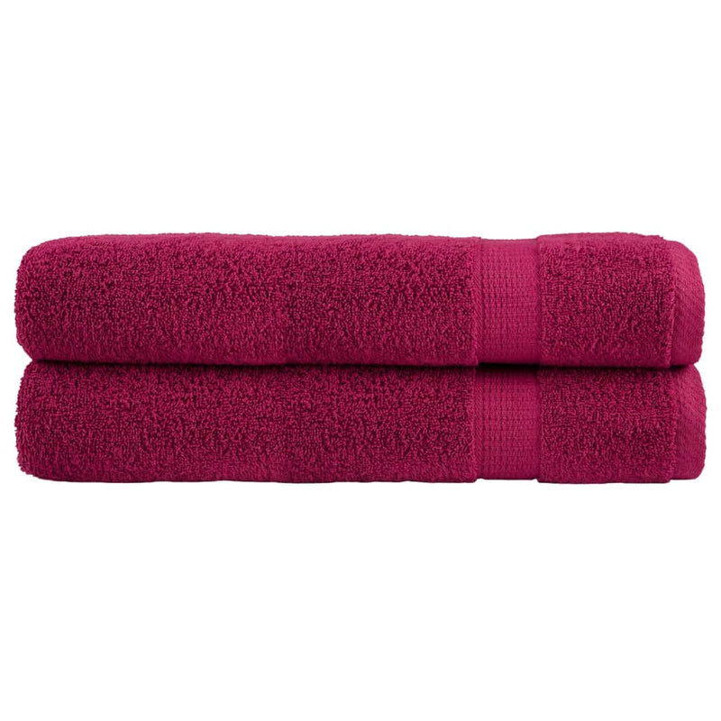 Washandjes Solund 2 Pcs Katoen Bordeauxrood