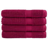 Washandjes Solund 2 Pcs Katoen Bordeauxrood