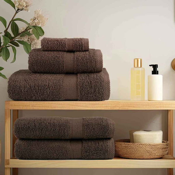 Washandjes Solund 2 Pcs Katoen Bruin