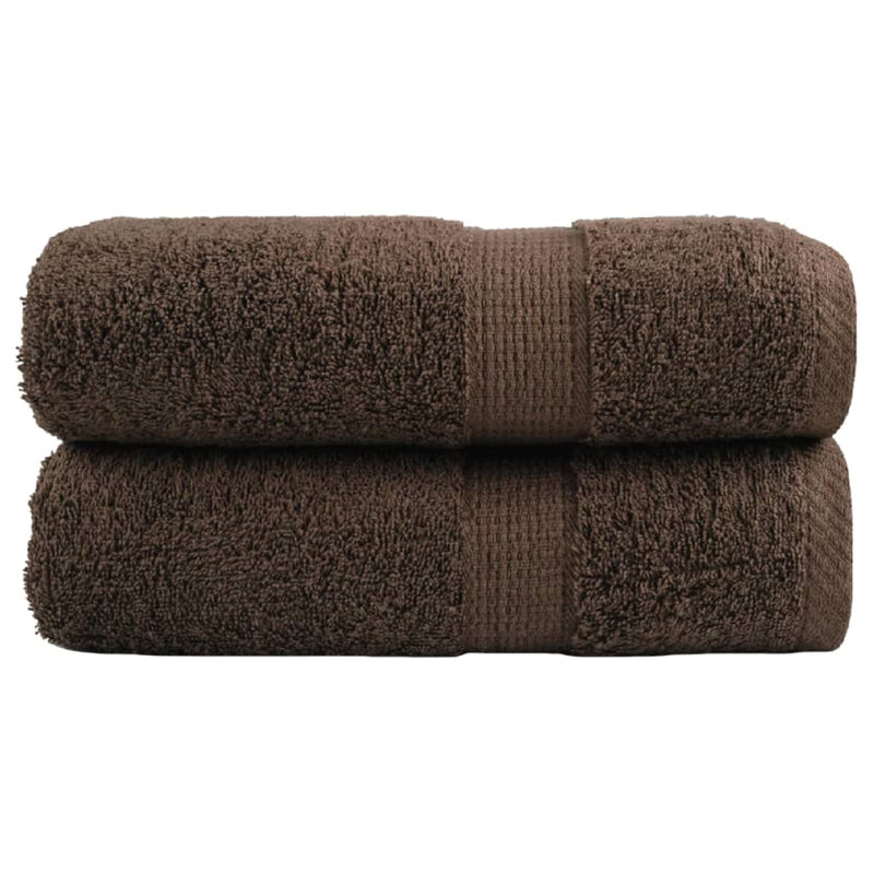 Washandjes Solund 2 Pcs Katoen Bruin