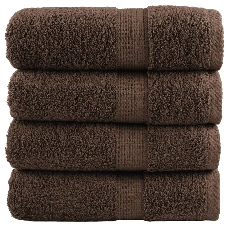 Washandjes Solund 2 Pcs Katoen Bruin