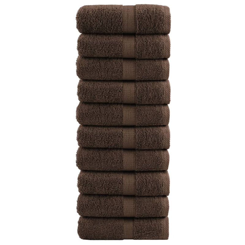 Washandjes Solund 2 Pcs Katoen Bruin