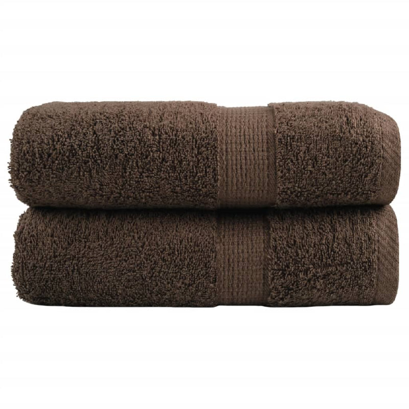 Washandjes Solund 2 Pcs Katoen Bruin