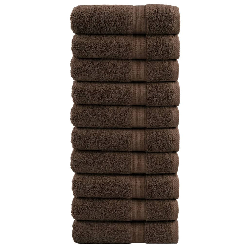 Washandjes Solund 2 Pcs Katoen Bruin