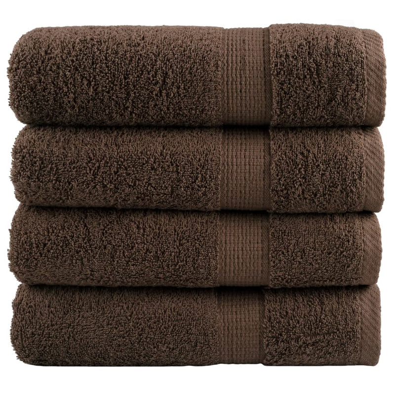 Washandjes Solund 2 Pcs Katoen Bruin