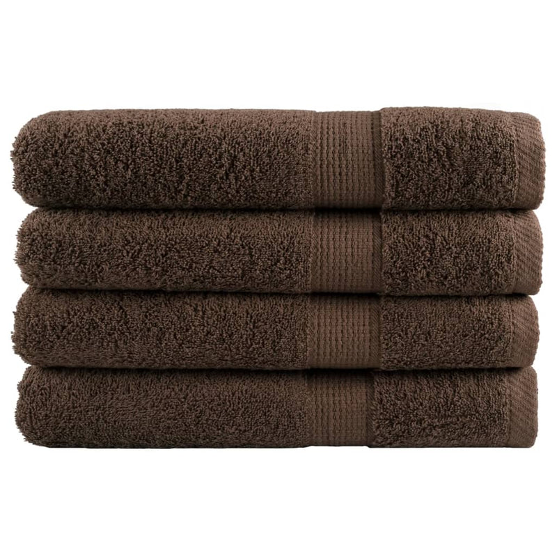 Washandjes Solund 2 Pcs Katoen Bruin