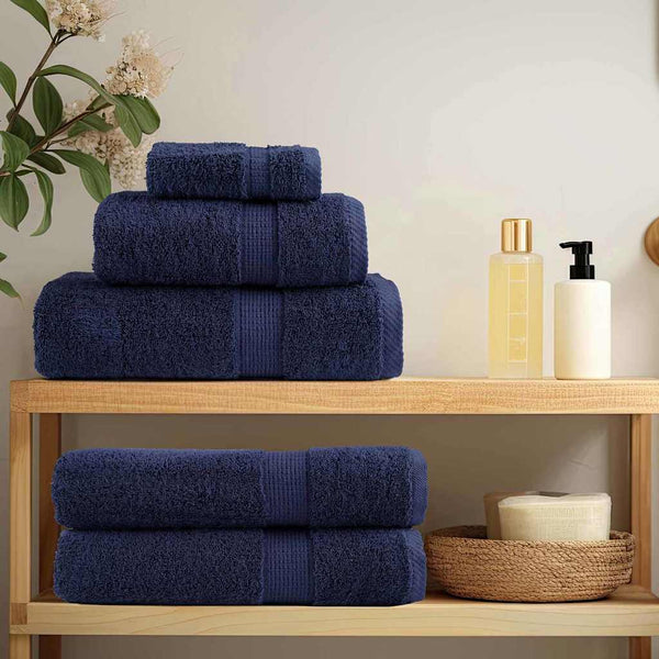 Washandjes Solund 2 Pcs Katoen Marineblauw