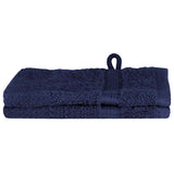 Washandjes Solund 2 Pcs Katoen Marineblauw