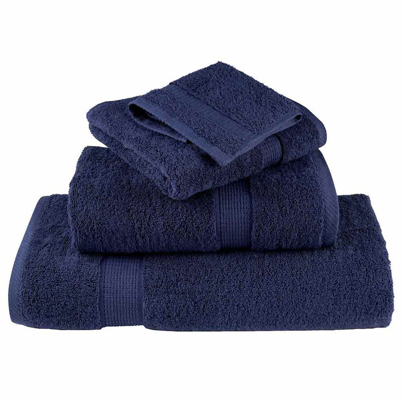 Washandjes Solund 2 Pcs Katoen Marineblauw