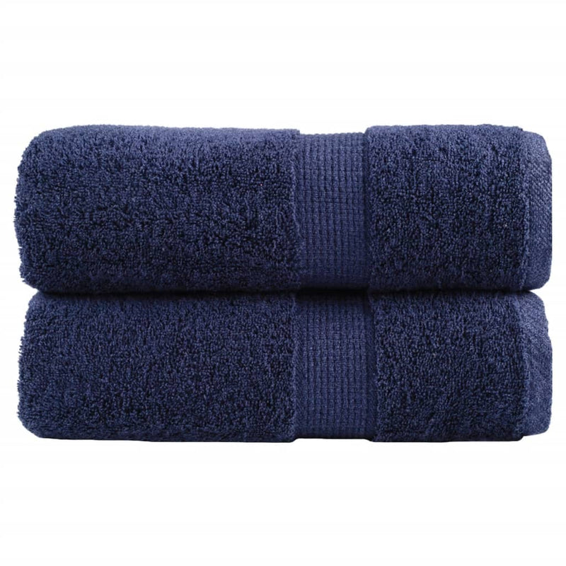 Washandjes Solund 2 Pcs Katoen Marineblauw