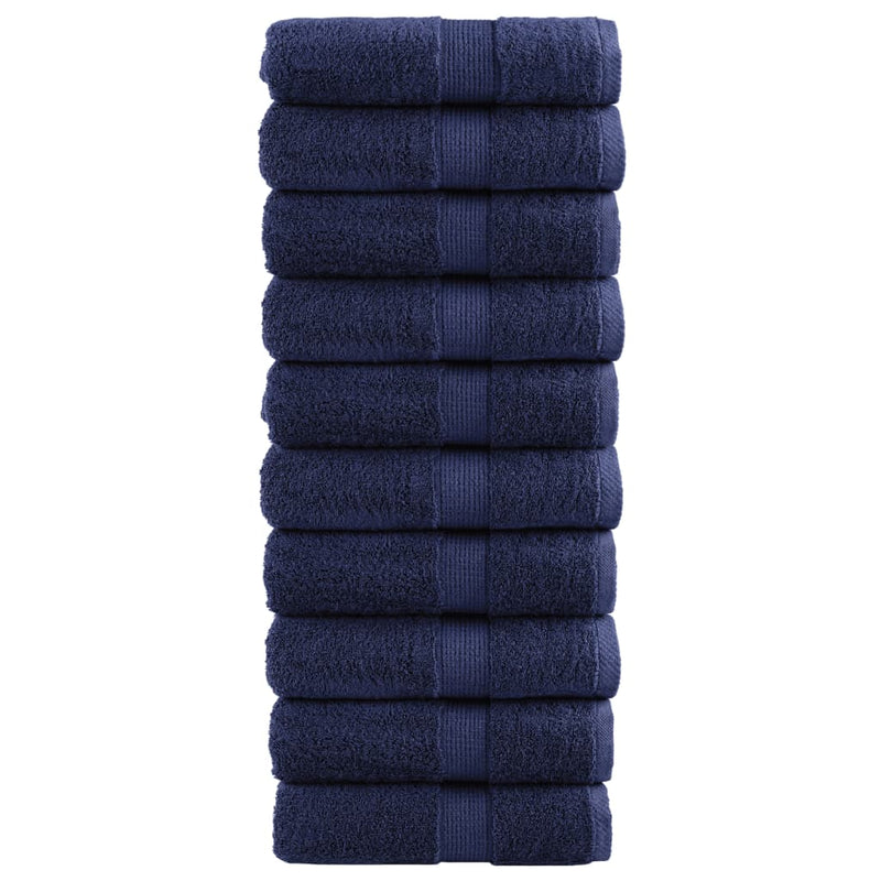 Washandjes Solund 2 Pcs Katoen Marineblauw