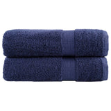Washandjes Solund 2 Pcs Katoen Marineblauw